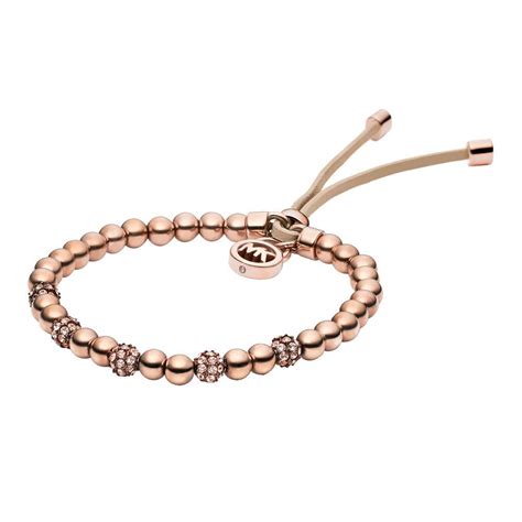 michael kors beaded stretch bracelet|michael kors bracelet with diamonds.